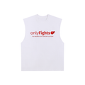 Raw Edge Cotton Tank Top