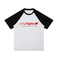 Contrast Raglan Sleeve Mesh T-Shirt