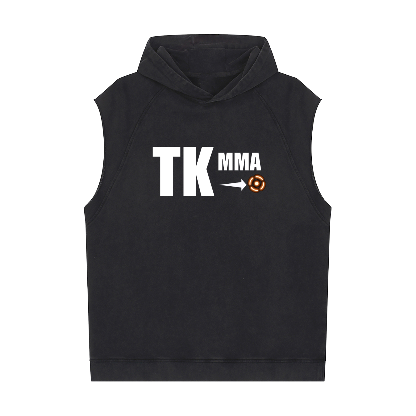 Snow Washed Sleeveless Hoodie