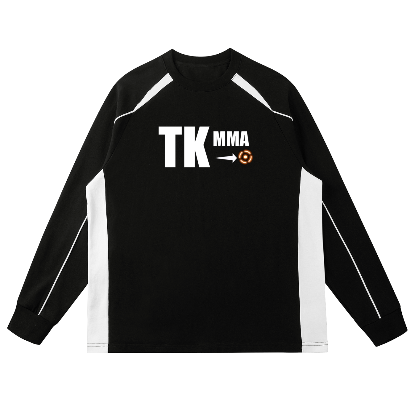 Contrast Panel Raglan Sweatshirt