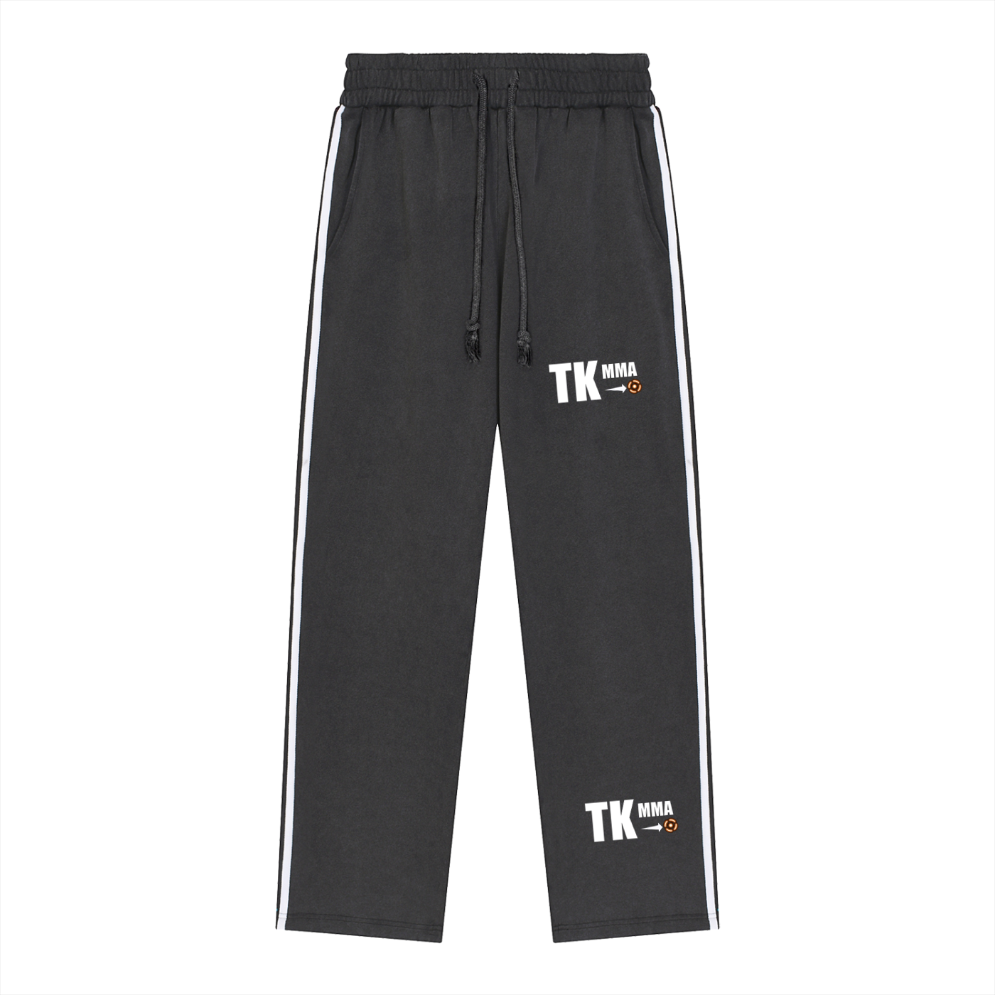 Snow Washed Contrast Tape Sweatpants