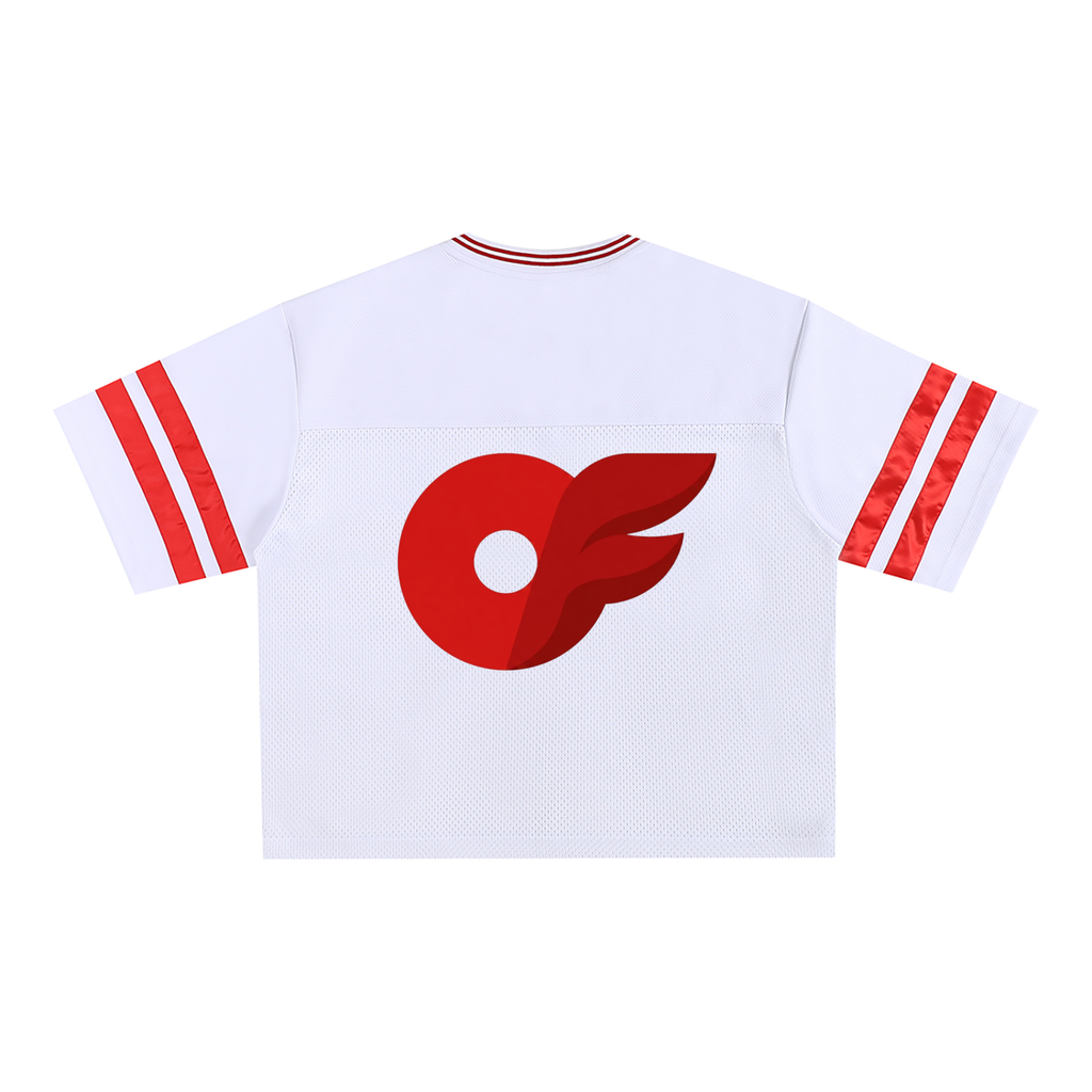 Taped Mesh Boxy T-Shirt