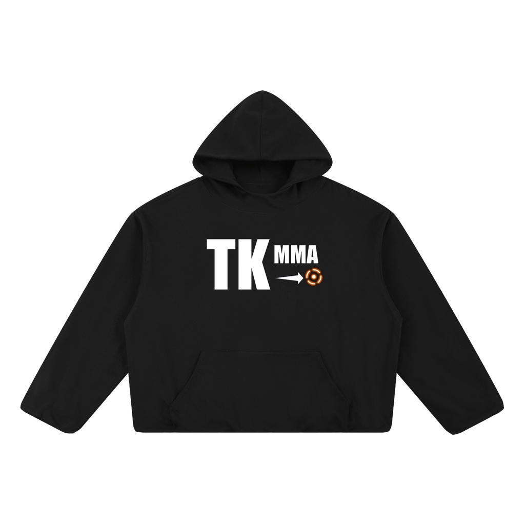 Boxy Gather-Hem Hoodie