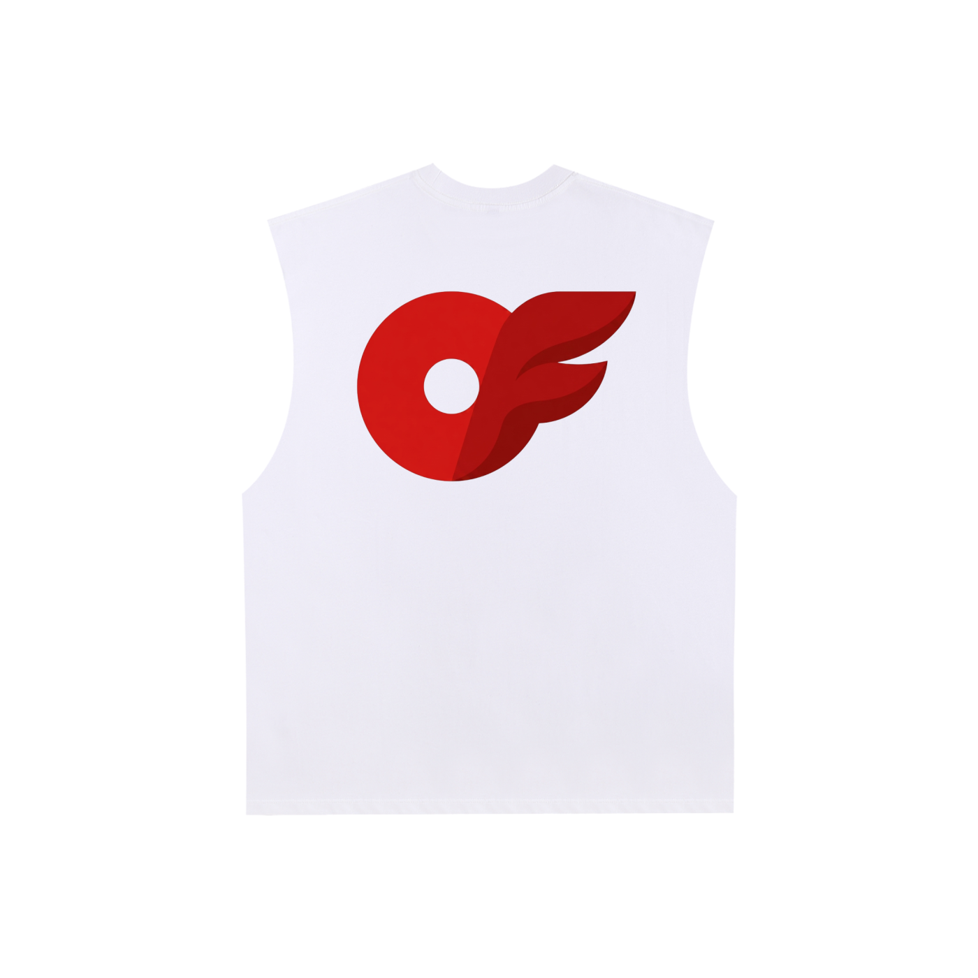 Raw Edge Cotton Tank Top