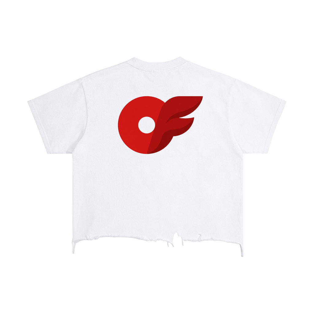 Vintage Wash Boxy Distressed Hem T-Shirt