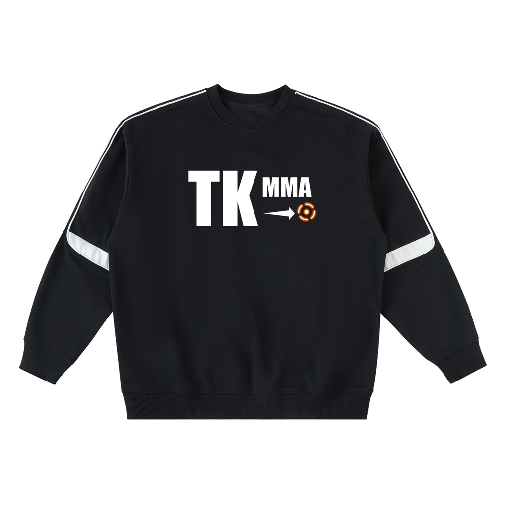 Oversized Crewneck Taped Sweatshirt