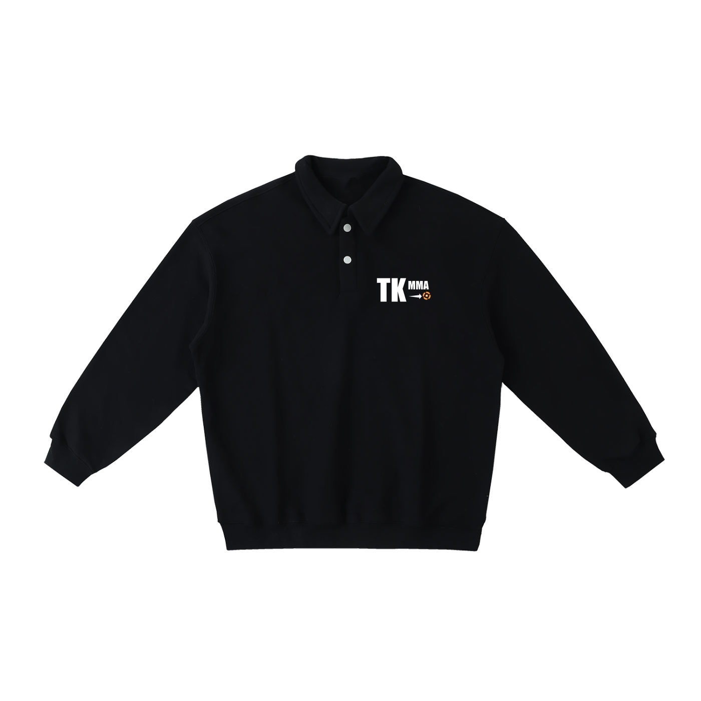 Heavyweight Polo-Collar Sweatshirt